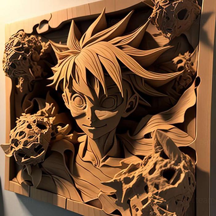 3D model Detective Conan The Sunflowers of Hell anime (STL)